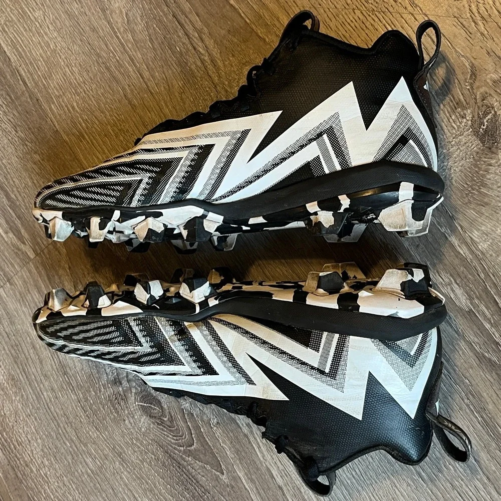 Adidas Freak Spark 23‎ Football Cleats Black White Mid Mens 11 UK 10.5 EU 45 1/3